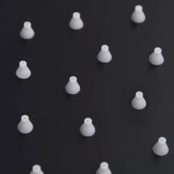 Pomme de douche Helloshop26 - 50 cm - Noir