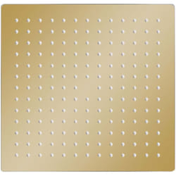 Helloshop26 - Pomme de douche pluie pulvérisateur pommeau de douche tête de douchette accessoire de salle de bain acier inoxydable 30 x 30 cm carrée