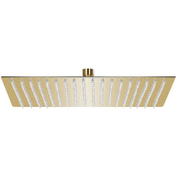 Helloshop26 - Pomme de douche pluie pulvérisateur pommeau de douche tête de douchette accessoire de salle de bain acier inoxydable 50 x 50 cm carrée