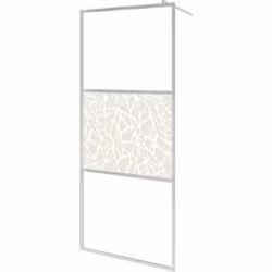Apportez une nouvelle apparence esthétique à votre salle de bain avec notre mur de douche à l'italienne moderne avec le verre ...