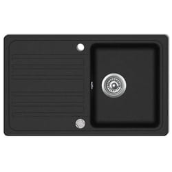 evier de cuisine en granite egouttoir reversible noir lave main lavabo