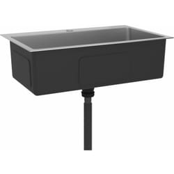 Helloshop26 - Evier de cuisine fait main maison intérieur lavabo de salle de bain installation cuisine 70 x 44 cm acier inoxydable argenté