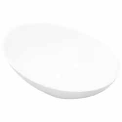 Lavabo vasque salle de bain en forme ovale 40 x 33 cm ceramique blanc