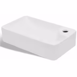 Ce lavabo, en céramique premium, sera une touche d'élégance dans toute salle de bain, buanderie et toilettes. Sa finition d'u ...