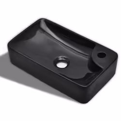 Ce lavabo, en céramique premium, sera une touche d'élégance dans toute salle de bain, buanderie et toilettes. Sa finition d'u ...