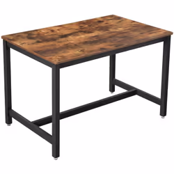 Caractéristiques : - Couleur : Brun rustique - Matériaux : Panneau de particules, fer - Dimensions : 120 x 75 x 75 cm (L x l  ...