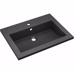 Ce lavabo avec trop-plein sera un excellent supplément à toute salle de bains, salle d'eau ou sanitaires. Le granit vitré et ...