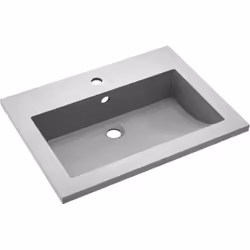 Ce lavabo avec trop-plein sera un excellent supplément à toute salle de bains, salle d'eau ou sanitaires. Le granit vitré et  ...