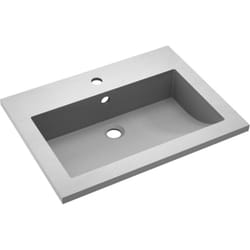 Helloshop26 - Lavabo vasque lave-mains toilette 60 x 45 cm de salle de bains granit gris