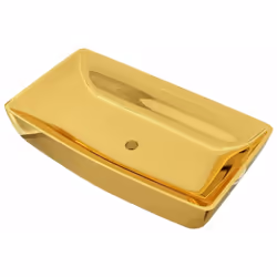 Fabriqué en céramique, ce lavabo de forme carrée sera un supplément chic et intemporel à toute salle de bain, salle d'eau, ve ...