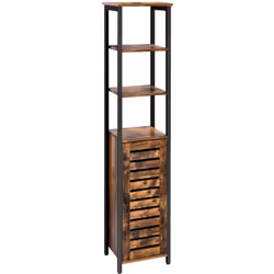 Utilisation polyvalente Dimension: 37 x 30 x 167 cm (L x l x H), capacité de charge: 20 kg/niveau Ce meuble est polyvalent: - ...