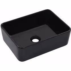 Fabriqué en céramique, ce lavabo rectangulaire sera un supplément chic et intemporel à toute salle de bain, salle d'eau, vest ...