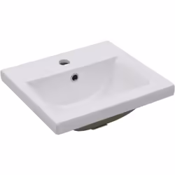Fabriqué en céramique, ce lavabo apportera un supplément chic et intemporel à toute salle de bain, salle d'eau, vestiaire ou  ...