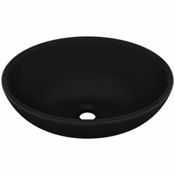 Notre lavabo de forme ovale, en céramique de première qualité, est un supplément élégant à toute salle de bain, toilette ou c ...