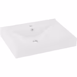 Notre lavabo rectangulaire, fait de céramique de première qualité, est un supplément de style à tout salle de bain, cabinet d ...