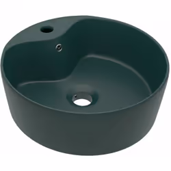 Notre lavabo rond en céramique est un supplément chic et intemporel à tout salle de bain, cabinet de toilette, vestiaire ou s ...