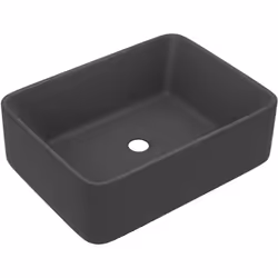 Notre lavabo rectangulaire, en céramique, est un supplément parfaitement élégant et intemporel à toute salle de bain, cabinet ...