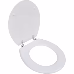 C'est un siège de toilette universel avec couvercle durable et charnières très résistantes, idéal pour les familles, les rest ...