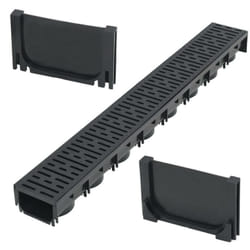 Helloshop26 - Canaux de drainage plastique 1 m
