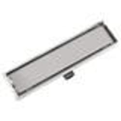 Drain de douche linéaire - Inox - 53 cm - Débit 40 L/min - Hauteur réglable 70-95 mm - Design moderne
