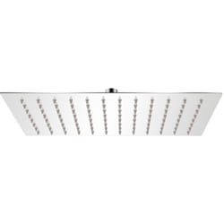 Helloshop26 - Tête de douche plongeante rectangulaire en acier inoxydable 20 x 30 cm