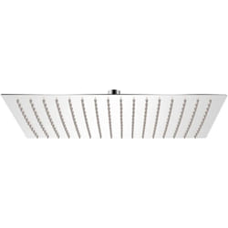 Tête de douche plongeante rectangulaire en acier inoxydable 30 x 40 cm