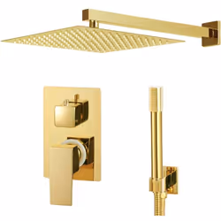 Ce système de douche avec un design élégant et une couleur dorée, fait un excellent supplément à votre salle de bain. Fabriqu ...