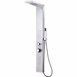 Ce système de panneaux de douche multifonctionnel a un design élégant et fera un excellent accessoire à votre salle de bain.  ...
