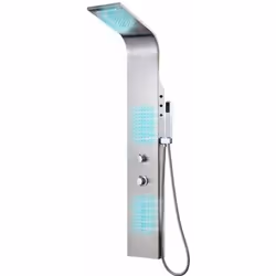 Ce système de panneaux de douche multifonctionnel a un design élégant et fera un excellent accessoire à votre salle de bain.  ...