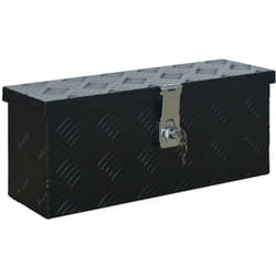 Boîte caisse de remorque en aluminium 48,5 cm noir