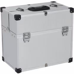 Gardez tous vos outils en ordre avec cette valise à outils en aluminium texturé ! Faite de bois, de feuilles ABS et d'alumini ...