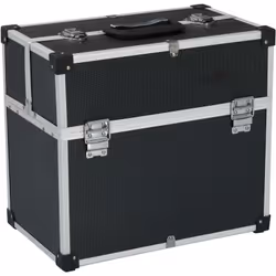 Gardez tous vos outils en ordre avec cette valise à outils en aluminium texturé ! Faite de bois, de feuilles ABS et d'alumini ...
