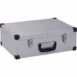 Gardez tous vos outils en ordre avec cette valise à outils en aluminium texturé ! Faite de bois, de feuilles ABS et d'alumini ...