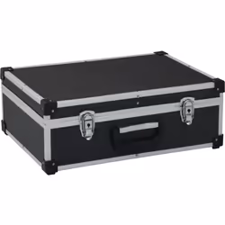 Gardez tous vos outils en ordre avec cette valise à outils en aluminium texturé ! Faite de bois, de feuilles ABS et d'alumini ...