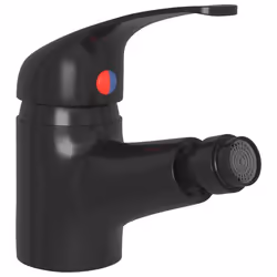 Mitigeur de bidet de salle de bain noir 12 cm