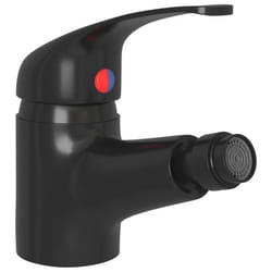 Mitigeur de bidet de salle de bain noir 12 cm