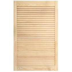 Bois de pin massif porte à persiennes porte d'armoire porte d'etagères revêtement pour placard penderie garde-robe paravent 99,3x59,4 cm