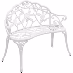 Banc de jardin vintage Notre banc de jardin élégant, à fleur est le choix parfait afin de créer un coin romantique dans votre ...