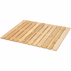 Tapis de bain en bambou antidérapant, 60x50cm Le bambou est le matériau idéal pour votre salle de bain car il n'absorbe pas l ...