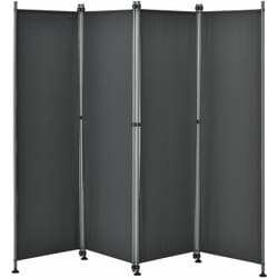 Helloshop26 - Paravent brise-vue protection de l'intimité 215 x 170 cm gris