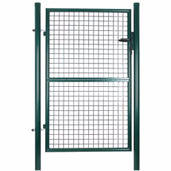 Matière: tube et maille métallique, poignée en PP, cylindre de fermeture en alu, clé en fer - Couleur: vert - Dimension total ...