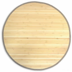 Décoshop26 - Tapis en bambou rond naturel ø 200cm TAP06082