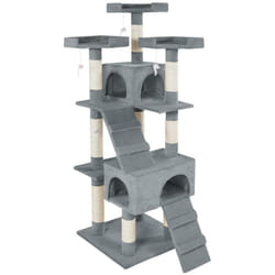 Arbre à chat 170 cm gris