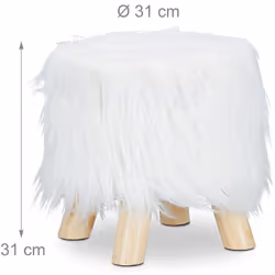 Propriétés Confortable : assise agréable pour les filles et les garçons - Plusieurs couleurs Très moelleux: les longs faux po ...