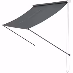 Pare-soleil pour fixer au mur Ce pare-soleil est parfait pour porter ombrage à votre terrasse ou balcon. Grâce à la chaîne, l ...