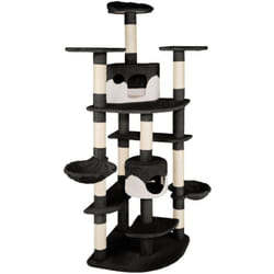 Arbre à Chat 204 cm noir/blanc