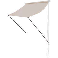 Pare-soleil pour fixer au mur Ce pare-soleil est parfaît pour porter ombrage à votre terrasse ou balcon. Grâce à la chaîne, l ...
