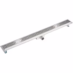 Longueur de la gouttière : 1000 mm. Largeur de la gouttière : 65 mm. Hauteur du bord du carrelage : 15 mm. Largeur totale : 1 ...