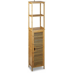 Helloshop26 - Armoire de salle de bain bambou 5 étages 170 cm