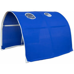 Décoshop26 - Tunnel pour lit enfant superposé tente accessoires bleu 90x70x100cm APE06031